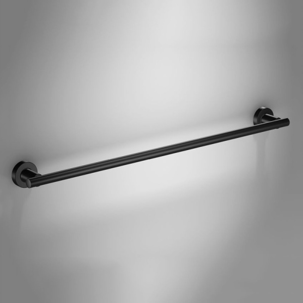 Tecno Project Black Towel Rail 66cm